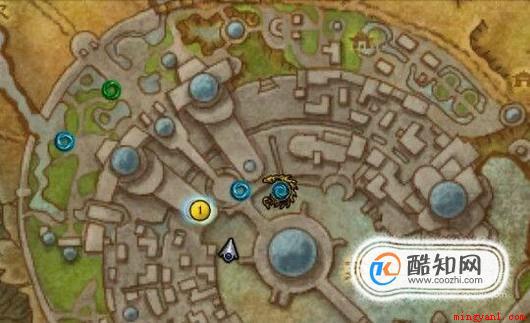 魔兽世界《阿鲁因的请求》任务NPC在哪（NPC奥露乐在地图上的位置坐标应该是47,66）
