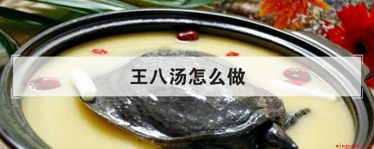 王八汤怎么做(王八汤的做法)