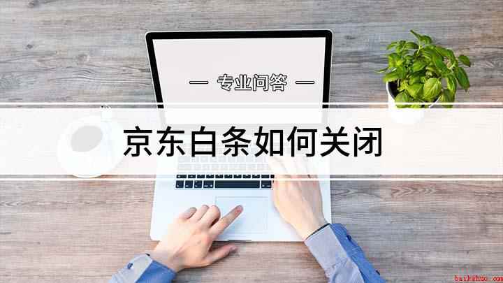 京东白条如何关闭