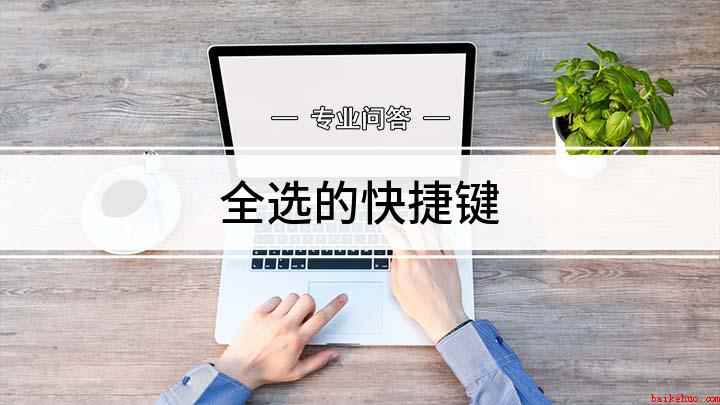 全选的快捷键