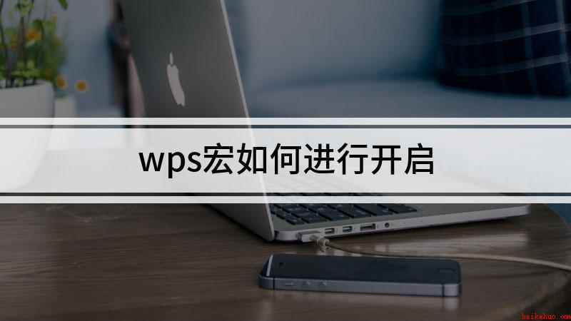 wps宏如何进行开启