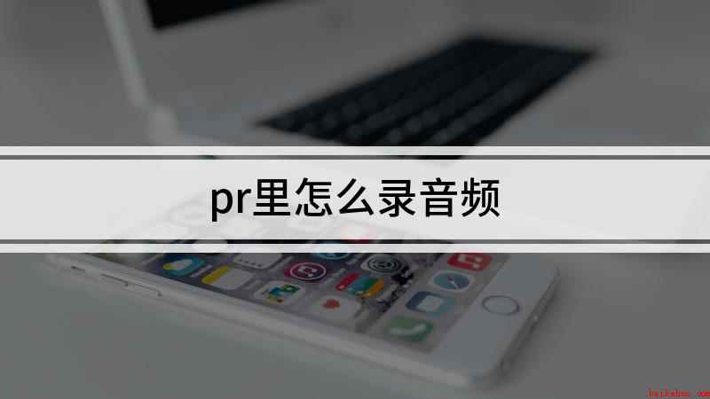 pr里怎么录音频