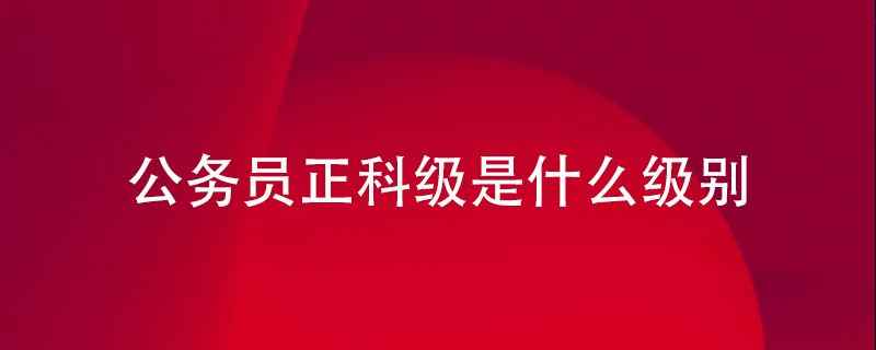 正处级是什么级别(处级正职级别在我国公务员是十八级至十二级)
