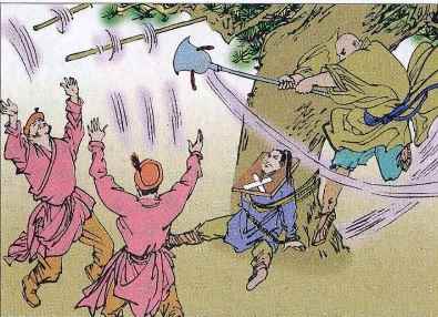 大闹野猪林的主人公是谁(鲁智深便一路护送林冲,一直送到沧州城外七十里,方才辞别林冲)