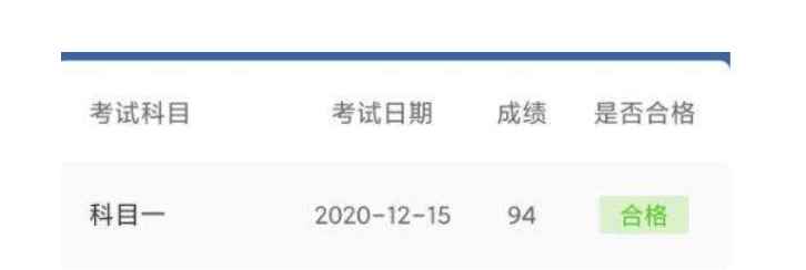科目一考试成绩怎么查询
