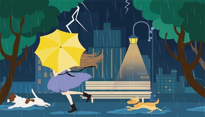 梦见被大雨淋