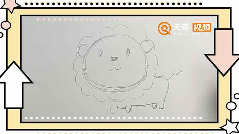 狮子简笔画(狮子简笔画幼儿简单)