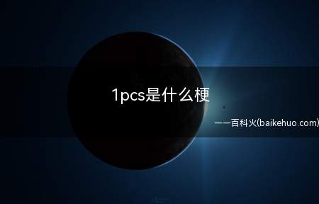 1pcs是什么意思（pc是英语单词piece的缩写）