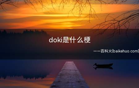 doki是什么梗（doki也是腾讯视频中专业为明星加油的版面）