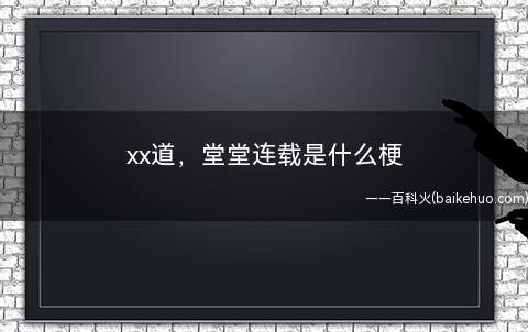 xx道,堂堂连载是什么意思(日本动漫《刃牙》的宣传策划)