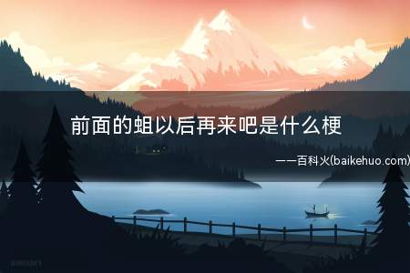 前面的蛆以后再来吧是什么意思(杯子兼应急食品派蒙在主角抵达地图边沿时阻拦游戏玩家进到未开发)