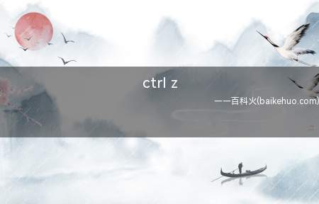 ctrl z是什么梗(巨头把秘密文件弄丢了该怎么办?)
