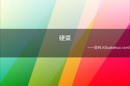 硬菜是什么意思(硬菜指的是有大块大块的肉的菜)