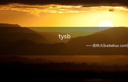 tysb是什么梗(我不服,我小声bb的很高声!)