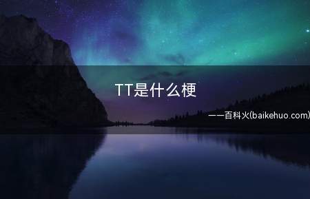 TT是什么梗(TT就是指,韩文的一个母音,和英文双写T很像)