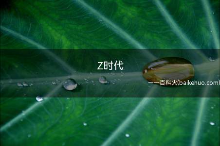 Z时代是什么梗(Z时代是Generation Z)
