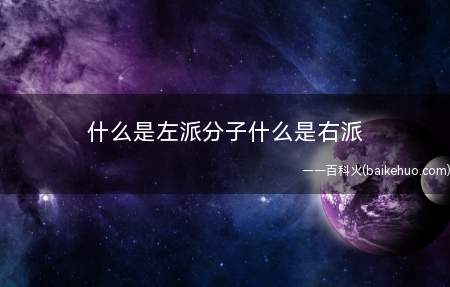 什么是左派分子什么是右派