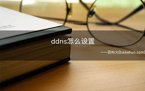 ddns怎么设置