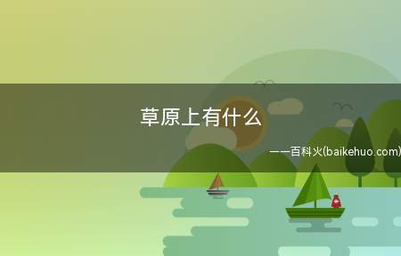 草原上有什么
