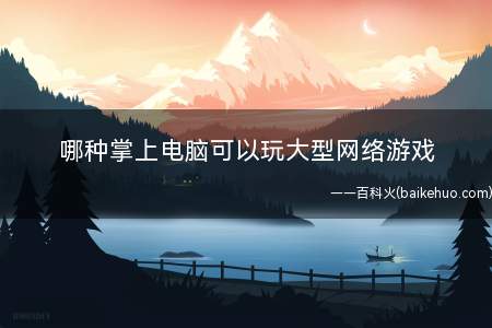 哪种掌上电脑可以玩大型网络游戏