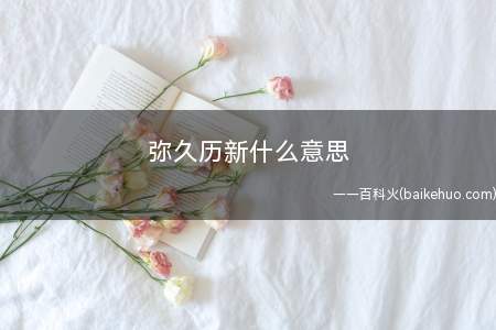 弥久历新什么意思