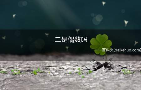 二是偶数吗（双数务必能被2整除吗?）