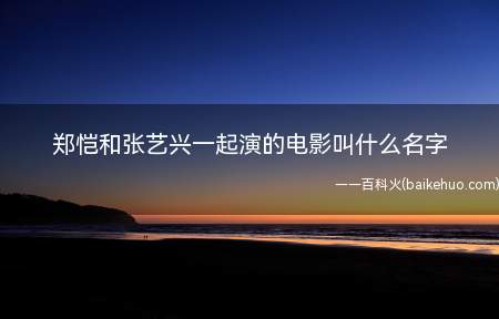 郑恺和张艺兴一起演的电影叫什么名字(电影前任2:备胎反击战)