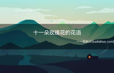 十一朵玫瑰花的花语(十一朵红玫瑰代表 爱的宣言、铭记于心、初恋等意思)