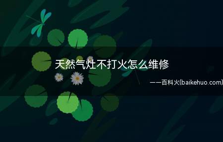 天然气灶不打火怎么维修(天然气灶打不着火可以通过更换电池、调小风门、更换管道等方法处)