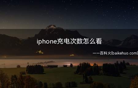 iphone充电次数怎么看(演示机型:Iphone 13)