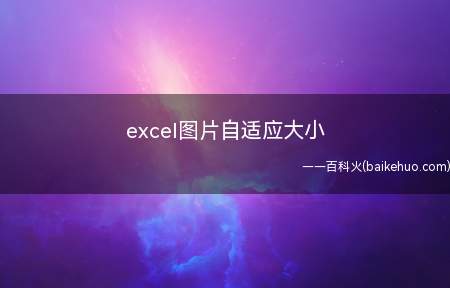 excel图片自适应大小(华为MateBook X下excel设置图片自适应大小的具体)