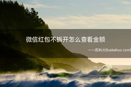 微信红包不拆开怎么查看金额（华为Mate40 Pro系统）
