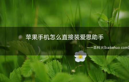 苹果手机怎么直接装爱思助手（iPhone 12,ASUS S340MC系统）