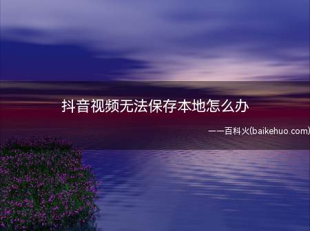 抖音视频无法保存本地怎么办(苹果手机录制功能开启方法)