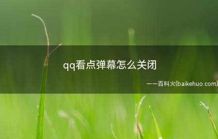 qq看点弹幕怎么关闭(演示机型:Iphone 12)