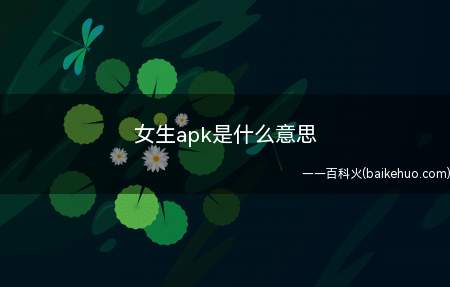 女生apk是什么意思