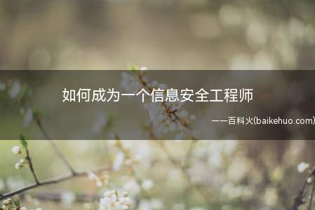 如何成为一个信息安全工程师(tcp/ip协议、sql注入原理和手工检测、熟悉内存缓冲区溢)