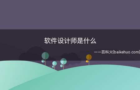软件设计师是什么(软件设计师是指能根据软件开发项目管理和软件工程的要求)