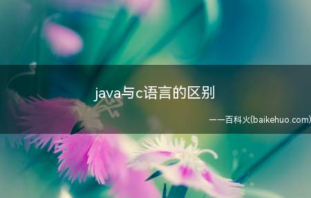 java与c语言的区别(Java与C语言在效率、通用性、基本数据类型、文件组织方式和)