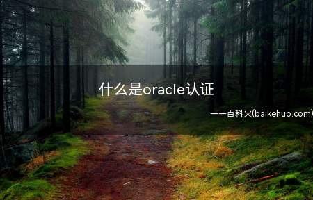 什么是oracle认证(Oracle认证是什么?)