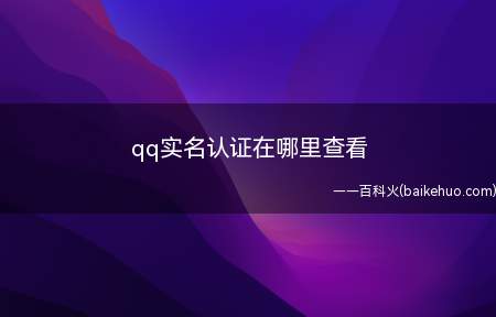 qq实名认证在哪里查看(演示机型:Iphone 12)