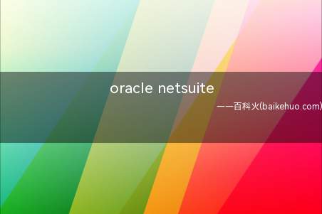 oracle netsuite(oracle netsuite是什么)