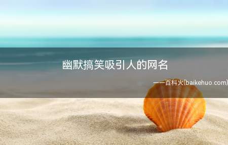 幽默搞笑吸引人的网名（幽默搞笑吸引人的网名有哪些）
