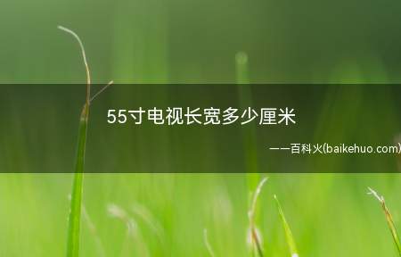 55寸电视长宽多少厘米