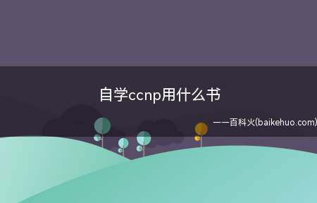 自学ccnp用什么书(市面上可以用来学习ccnp相关知识的书籍)