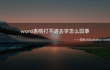 word表格打不进去字怎么回事(ASUS S340MC系统)