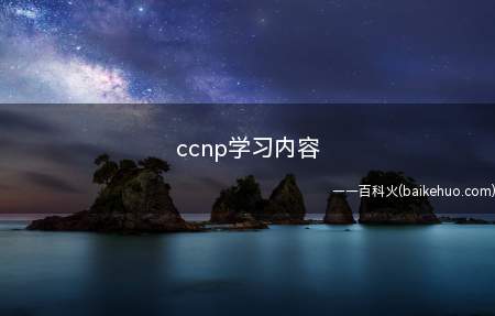 ccnp学习内容