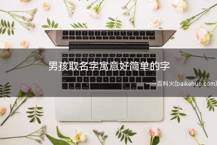 男孩取名字寓意好简单的字(男孩取名字寓意好简单的字有哪些)