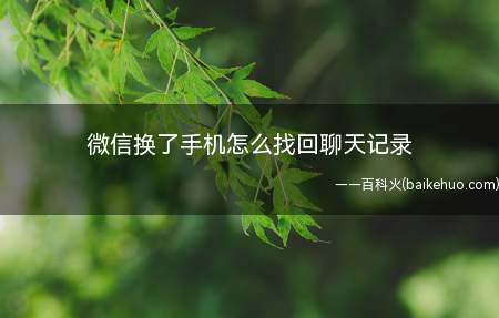 微信换了手机怎么找回聊天记录（HUAWEI Mate40 Pro 系统）