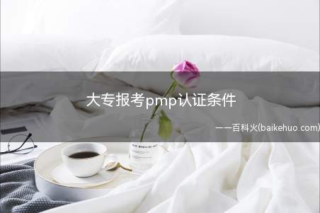 大专报考pmp认证条件(大专报考pmp认证条件是什么)